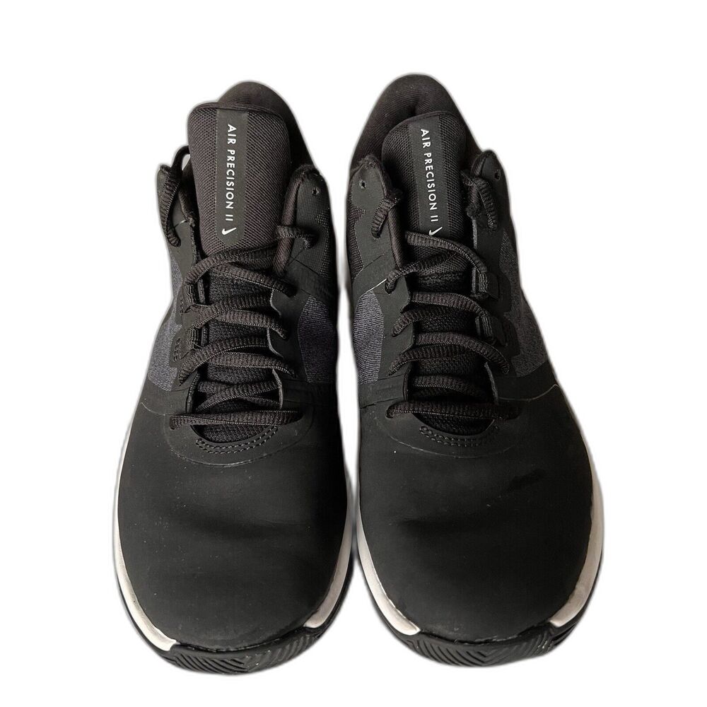 Nike Air Precision 2 Black Basketball Shoes Sneakers‎ US7 EU40